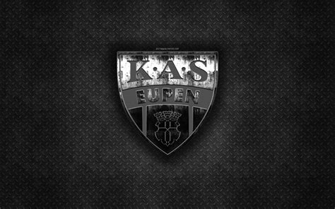 Download wallpapers KAS Eupen, Belgian football club, black metal ...