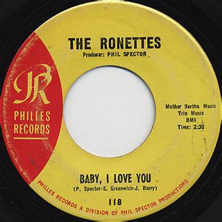 Ronettes / Baby, I Love You (7inch), Philles | 中古レコード通販 大阪 Root Down ...