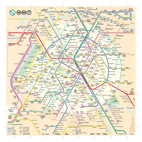 The New Paris Metro Map