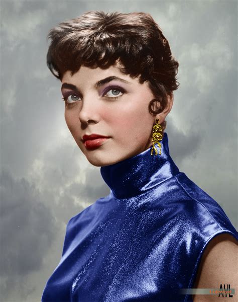 A young Joan Collins, colorized by Alex Lim from a 1956 photo Old ...