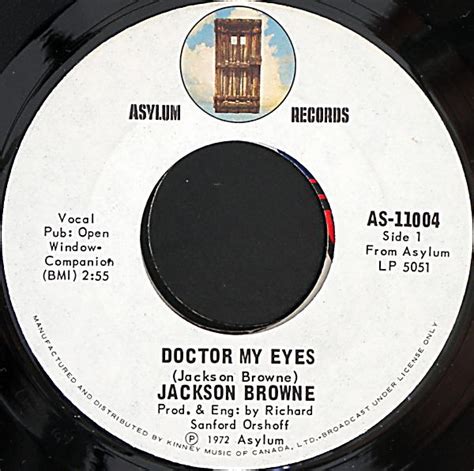 Jackson Browne - Doctor My Eyes (1972, Vinyl) | Discogs