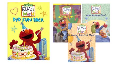 Elmo's World DVD Fun Pack 2002 3 Pack by 650lisBon on DeviantArt