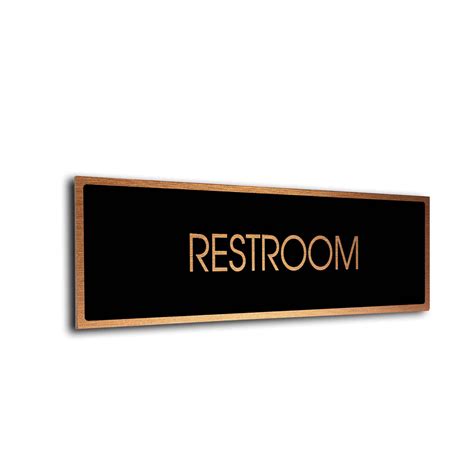 Restroom Door Sign. Clearly label every room in your facility with our ...