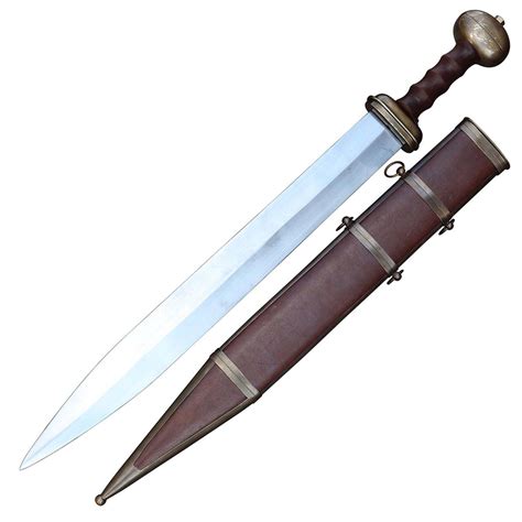 Ancient Roman Legionary Gladius Sword with Scabbard — Medieval Depot