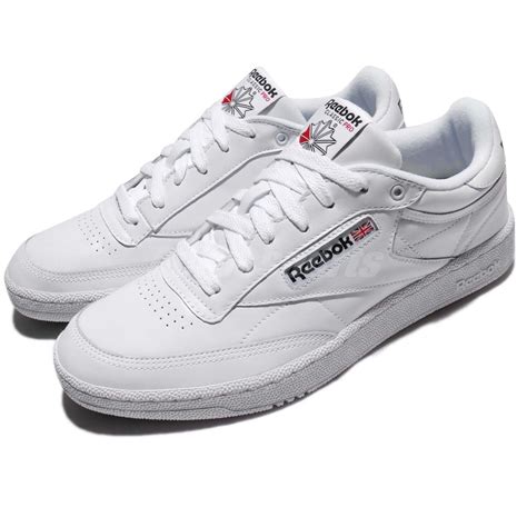 Reebok Club C 85 Pro Leather White Classic Men Shoes Sneakers Trainers ...