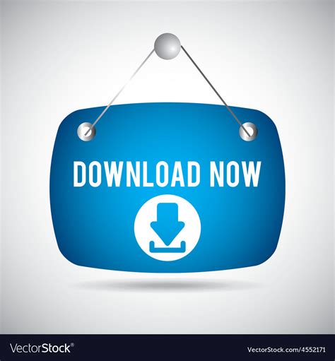 Download button now Royalty Free Vector Image - VectorStock