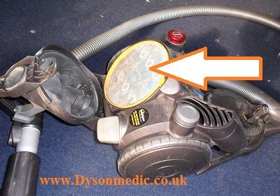 Dyson DC08: Changing or Cleaning the Washable Filter - Dyson Medic