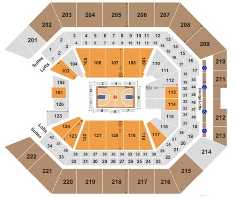 Golden 1 Center Seating Chart + Rows, Seats and Club Seat Info