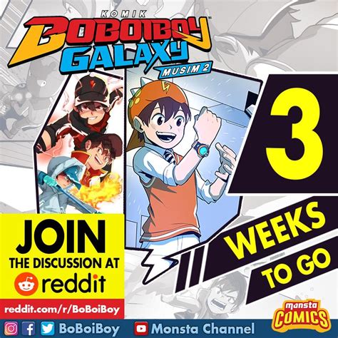 [Announcement] Countdown to BoBoiBoy Galaxy Season 2 Comic is HERE! : r ...