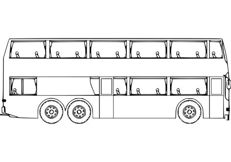 A Double Decker Bus coloring page - Download, Print or Color Online for ...