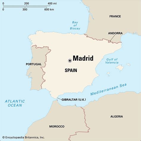 Madrid Spain World Map - Gloria Fernandina