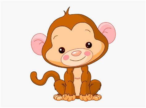 Baby Safari Monkey Clip Art