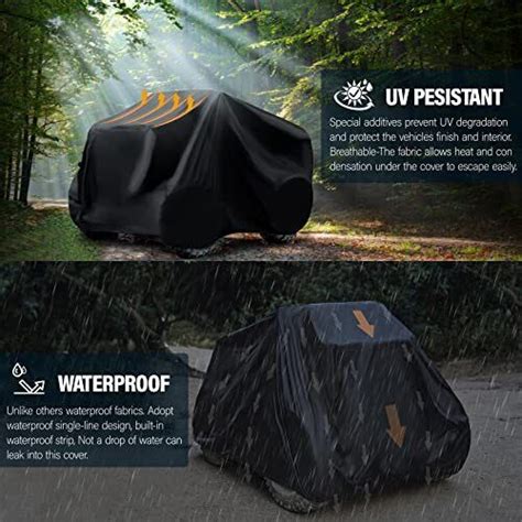 Atv Cover Waterproof Heavy Duty Windproof Quad Covers All Weather ...