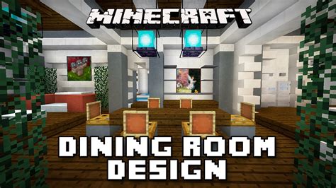 Minecraft Modern Dining Room