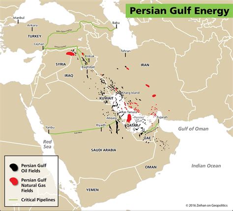 Persian Gulf oil and Natural gas fields. : r/MapPorn