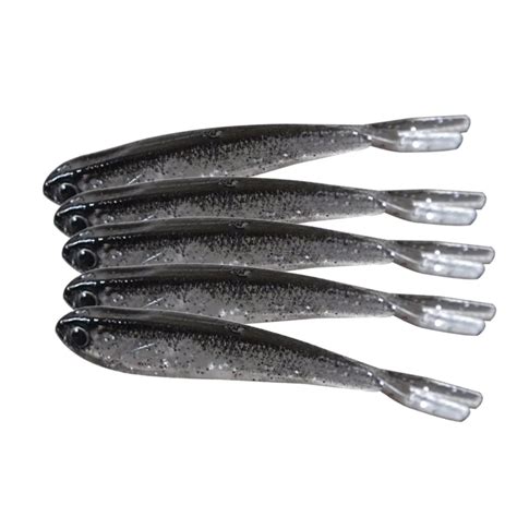 Fishing Artificial Baits 10PCS/Lot 75mm 2.2g Soft Fishing Lure Swimbait ...