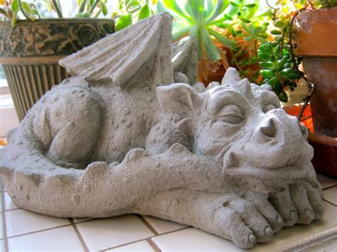 Dragon Statue, Concrete Dragons, Medieval Monster, Large Cement Dragon ...