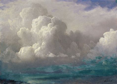 Albert Bierstadt (American, 1830-1902), Storm Clouds, c.1880. | Nubes ...