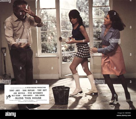 BLESS THIS HOUSE, from left: Sid James, Sally Geeson, Diana Coupland ...