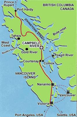 Directions for Travel to Campbell River, airlines, flights, buses ...