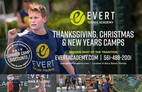 Evert Tennis Academy on Twitter: "It’s Thanksgiving week! Christmas ...