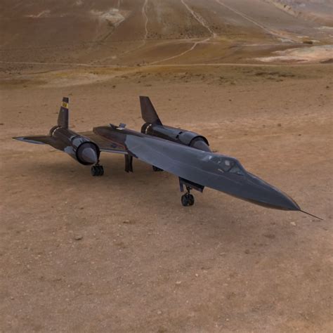 3d model sr 71 aircraft