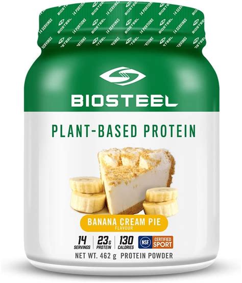 BioSteel Vegan Protein - Banana Cream Pie 462g : Amazon.ca: Grocery ...