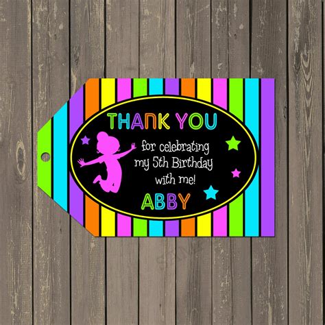 Bounce Birthday Party Invitations Trampoline Children's | Etsy