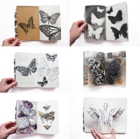 The Butterfly Book by Thomas Wightman | Book art, Art journal ...