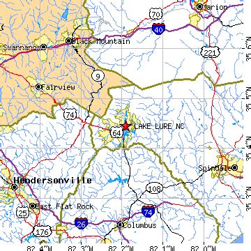 Lake Lure, North Carolina (NC) ~ population data, races, housing & economy