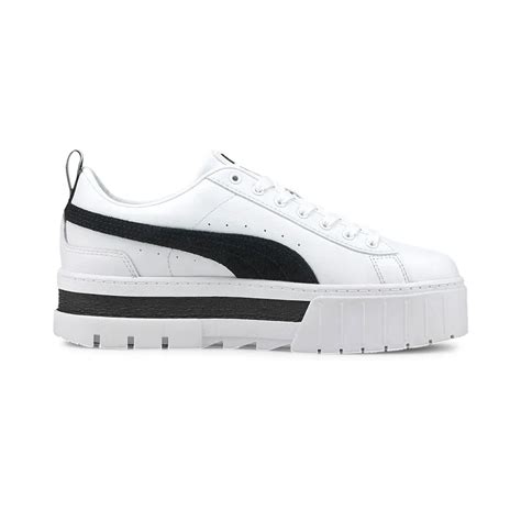 Puma select Mayze Leather Trainers White, Dressinn