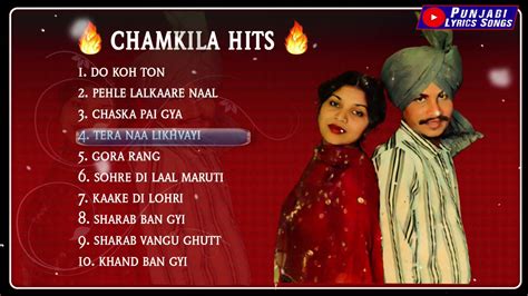 Chamkila hits | Amar Singh Chamkila Songs | New Punjabi Songs 2021 ...