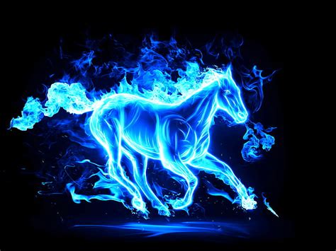 HD wallpaper: 3d, animals, fire, graphics, horse | Wallpaper Flare