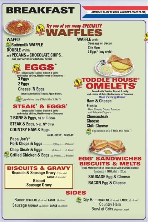 Waffle House Menu 2024 Prices - Beckie Rachael