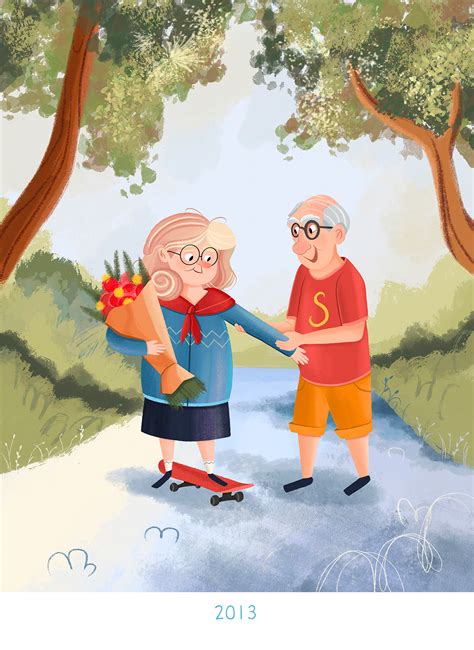 Memory book for grandparents on Behance