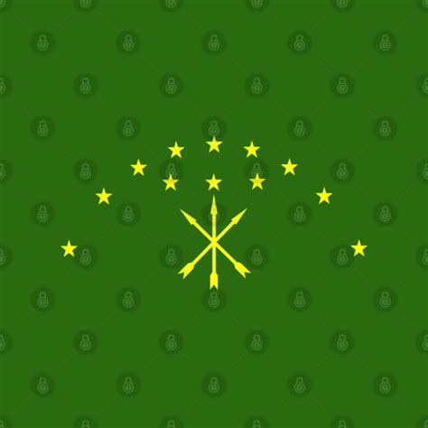 Circassian flag - Circassian - Pin | TeePublic