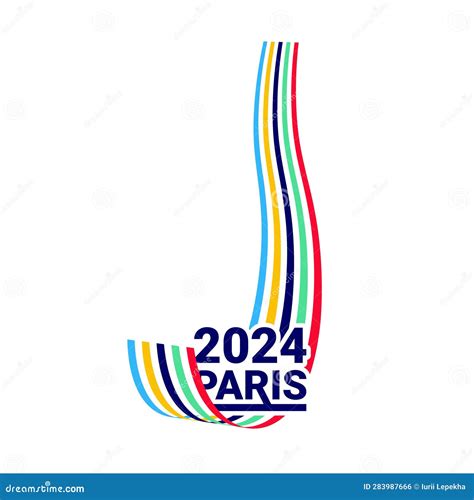 Paris 2024 Olympics. Logo for the Olympics. Vector Illustration ...