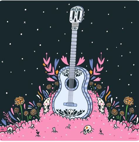 Pin by Sofiesmeets on Coco | Disney art, Iphone wallpaper, Guitar drawing