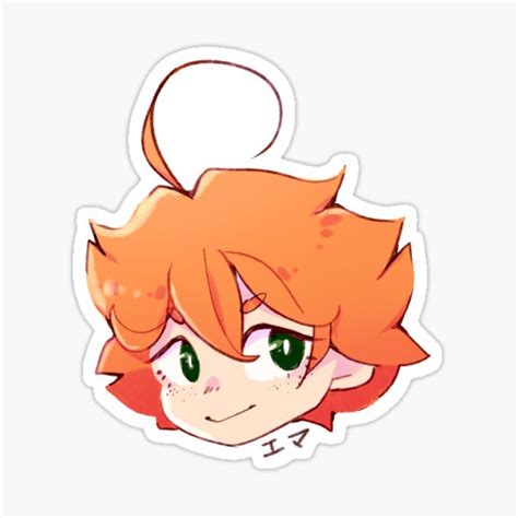 "Promised Neverland Emma" Sticker for Sale by alousette | Redbubble