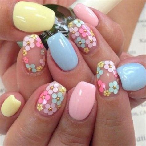 41 Easy Spring Nail Art Design for Short Nail - 99outfit.com | Spring ...