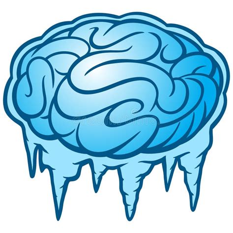 Brain Freeze stock vector. Illustration of cube, brain - 13348491