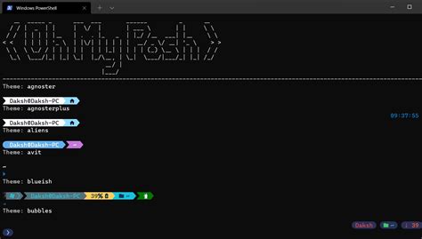 Customizing Windows Terminal using Oh My Posh | By Daksh P. Jain