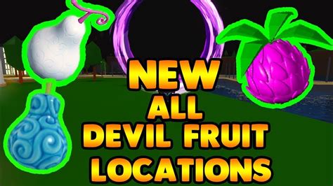 CODES! BLOX FRUITS All Devil Fruit Spawn Location + HOW TO GET ANY ...