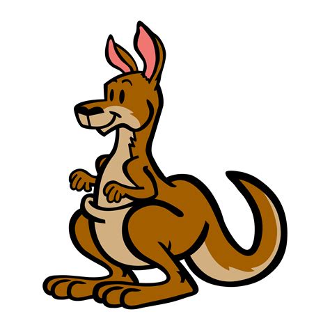 Kangaroo Face Cartoon