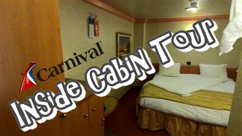 Carnival Cruise | Inside Cabin Tour - YouTube