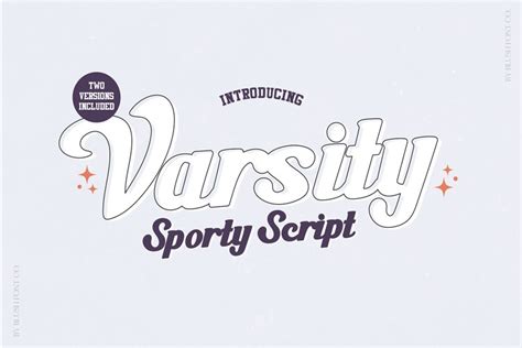 VARSITY Bold Sports Script Font