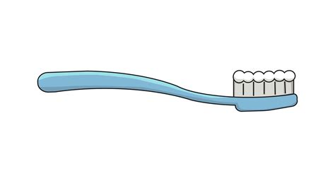 animated video of forming a toothbrush on a white background 30188074 ...