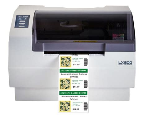 LX600 Color Label Printer | Nurseries & Garden Centers | Primera ...