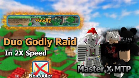 How To Duo Godly Raid With @Master ASTD In 2X Speed, No Cooler | All ...