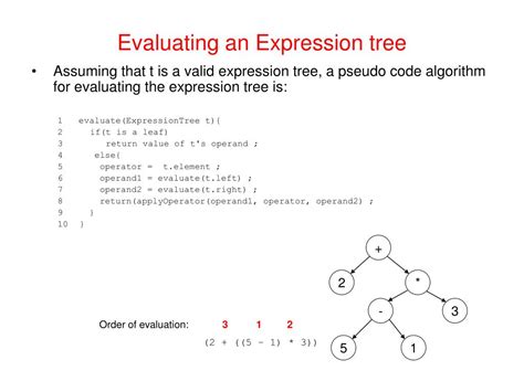 PPT - Expression Trees PowerPoint Presentation, free download - ID:393772